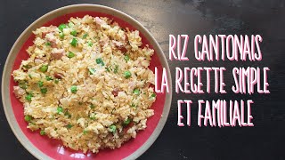 RIZ SAUCISSE CANTONAIS recette de RIZ SAUTE CHINOIS [upl. by Milstone]