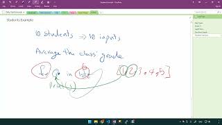 Python 12 Getting students grades and finding the average processing lists [upl. by Einor499]