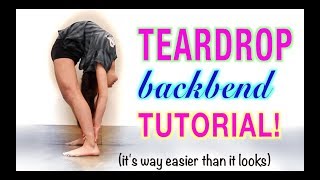 HOW TO DO A TEARDROP BACKBEND [upl. by Yud]