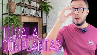 DECORA TU SALA CON PLANTAS [upl. by Notgnirrac]