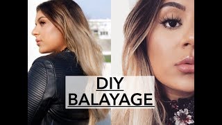 DIY Ombre Balayage Extensions at home  box dying Foxy Locks  BEAUTYSALAD [upl. by Maag]