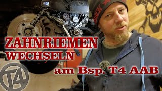 Zahnriemen wechseln am Bsp VW T4 5 Zyl Diesel AAB [upl. by Muscolo]