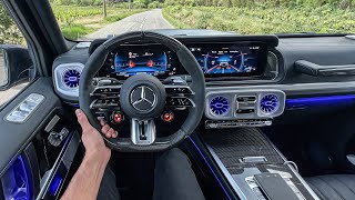 NEW 2025 Mercedes G63 AMG FACELIFT POV Drive V8 SOUND Interior Exterior Review 4K [upl. by Inahc]