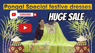 Huge Sale I Sankranthi Special Festive Wear Collection I Huge Discounts I Trendy Collection I like [upl. by Arted396]