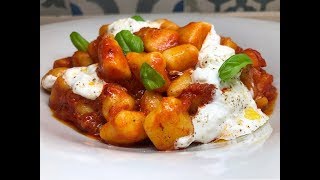 GNOCCHI ‘NDUJA E BURRATA  CUCINANDOMELAGODO [upl. by Ahsiuqet]