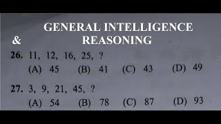 GENERAL INTELLIGENCE amp REASONING  Reasoning Previous year solved question paper of SSC  Part 33 [upl. by Meeharb]