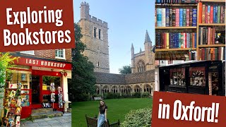 Exploring Bookstores in Oxford England [upl. by Moore]