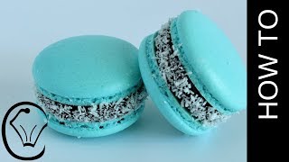 NO Resting  Bounty French Macarons with Chocolate and Coconut [upl. by Al603]