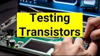 Testing Transistors with a multimeter  Identify Base Collector and Emitter  PNP amp NPN Transistor [upl. by Duax]