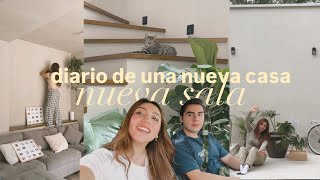 nueva sala  los días en la nueva casita  vlog [upl. by Milano]