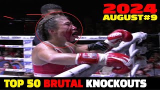 Top 50 Savage Knockouts August 2024 9 MMA•Muay Thai•Kickboxing•Kun khmer [upl. by Lsil]