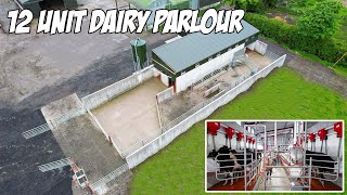 Pearson Milking Technology 12 Unit Dairy Parlour with Manual Drafting [upl. by Pamelina]