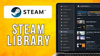 How To Find Your Steam Library 2024 Easy Method [upl. by Licha]