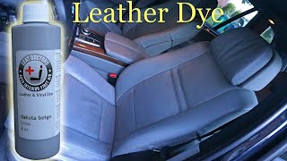 Restore Your Seats with Leather Dye [upl. by Ahseym]