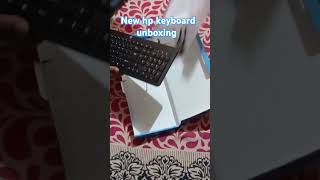 New hp keyboard unboxing [upl. by Neelyt]