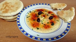 HUMMUS DE😋 GARBANZOS Cocina árabe😋 [upl. by Damiano534]