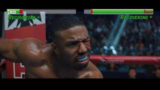 Creed vs Drago 1st Fightwith healthbars [upl. by Ahsuat]