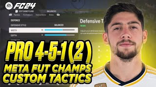 PRO 451 2 META CUSTOM TACTICS  INSTRUCTIONS EA FC 24 [upl. by Tiffie]