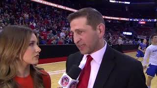 Sideline Reporter  WIAA state basketball Neenah halftime [upl. by Adehsor510]