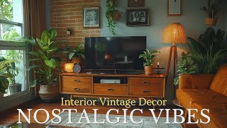 Creating a Nostalgic Home Interior with Vintage Decor  4K Ultra HD [upl. by Morgan118]