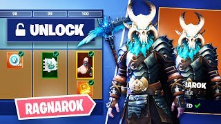 Fortnite SEASON 5 Unlocking Ragnarok Skull amp Permafrost Pickaxe Fortnite Battle Royale [upl. by Ernaline]