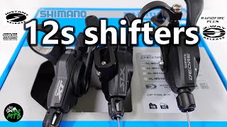 Shimano SHIFTERS 12 Speed HowTo  Deore vs SLX vs XT vs XTR  M6100 M7100 M8100 and M9100 [upl. by Maer5]