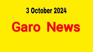 Garo News ÷ 3 October 2024  Garo AIR Shillong [upl. by Asial538]