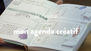 DIY créatif  Customiser un agenda créatif [upl. by Atims]