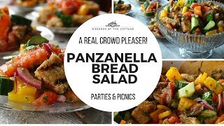 PANZANELLA BREAD SALAD RECIPE [upl. by Canica]