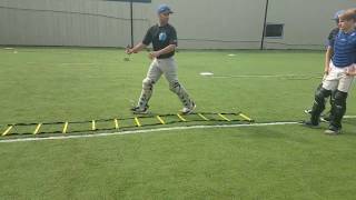 Ladder Block Drill for Baseball Catchers [upl. by Maynord660]