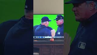 AJ Hinch gets ejected mlb baseball detroittigers [upl. by Denise]