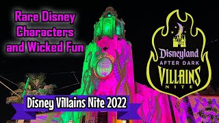 Disney Villains Nite 2022  Disneyland After Dark  Special Event at Disney California Adventure [upl. by Eelrebmyk561]