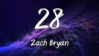 28  Zach Bryan Instrumental [upl. by Meehar702]