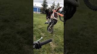 KTM FLIP subscribe formorevideos shortsfeed shortsviral enduro wheelie foryou automobile [upl. by Yrelbmik]