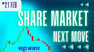 62 Market Analyse 21 Feb  कल मार्किट कहा जा सकती है [upl. by Gasparo]