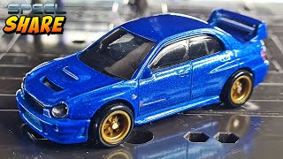 Hot Wheels Subaru Impreza WRX Bugeye  Cars and Donuts  Real Riders Premium  2 of 3 [upl. by Pascia858]