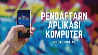 Pendaftatan Aplikasi Komputer telah dibuka Buruan sebelum habis kuota [upl. by Tandie]