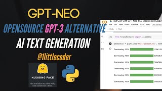 AI Text Generation with GPT3 OpenSource Alternative GPTNeo Model using Hugging Face Hub [upl. by Scoles]