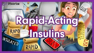 Rapid Acting Insulin Mnemonic Nursing Pharmacology NCLEX [upl. by Jemimah693]