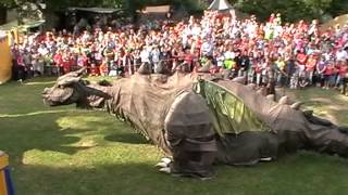 Der Drache Fangdorn auf Burg Hanstein August 2012 [upl. by Clementina]