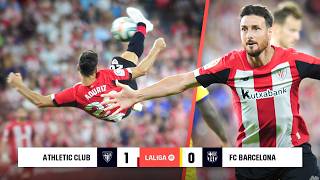 La chilena de ADURIZ la falta de MESSI…  Los MEJORES momentos del FC BARCELONA vs ATHLETIC CLUB [upl. by Nolahp861]