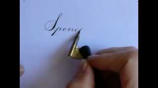 Spencerian style [upl. by Hedda]