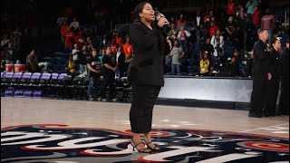 Washington Mystics vs New York Liberty National Anthem [upl. by Aramat]