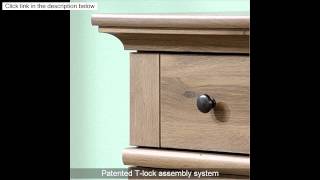 Sauder Harbor View Dresser in Salt Oak [upl. by Anirahtak]