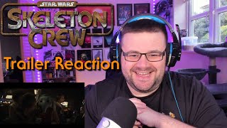 Star Wars Skeleton Crew  Official Trailer  Reaction [upl. by Eecats]