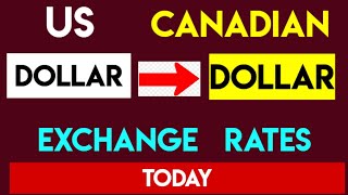 USD to CAD exchange rate by date Us Dollar to Canadian Dollar 03 September 2024 [upl. by Henghold]