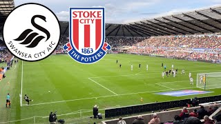 SWANSEA CITY 00 STOKE CITY  UNBEATEN HOME RUN CONTINUES IN STALEMATE  MATCH VLOG [upl. by Ronel716]