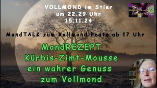 MondREZEPT zum Vollmond  KürbisZimtMousse  ein wahrer Genuss [upl. by Absa187]