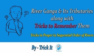 Tributaries of Ganga River amp Trick to Remember Them [upl. by Eittam]