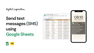 Send Personalized SMS from Google Sheets [upl. by Neeluj]